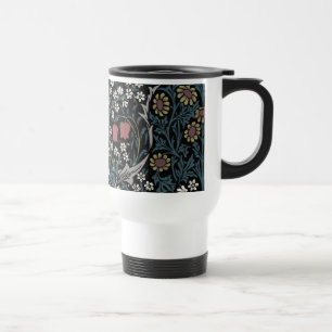 Mug De Voyage William Morris Blackthorn Floral Art Nouveau
