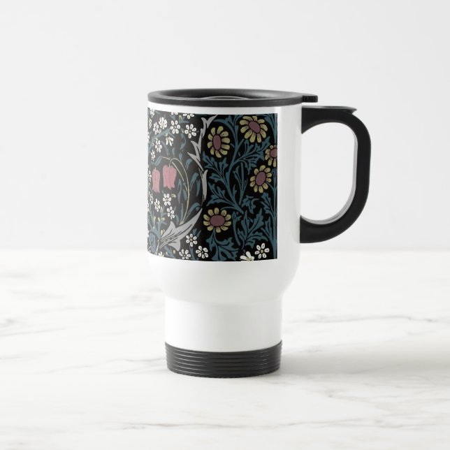 Mug De Voyage William Morris Blackthorn Floral Art Nouveau (Droite)