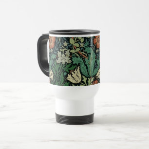 Mug De Voyage William Morris Compton Floral Art Nouveau Motif