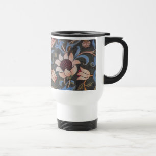 Mug De Voyage William Morris Evenlode Textile Floral Art