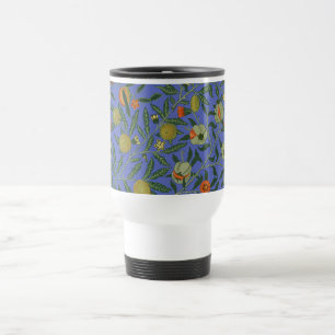 Mug De Voyage William Morris Pomegranate Bleu papier peint color