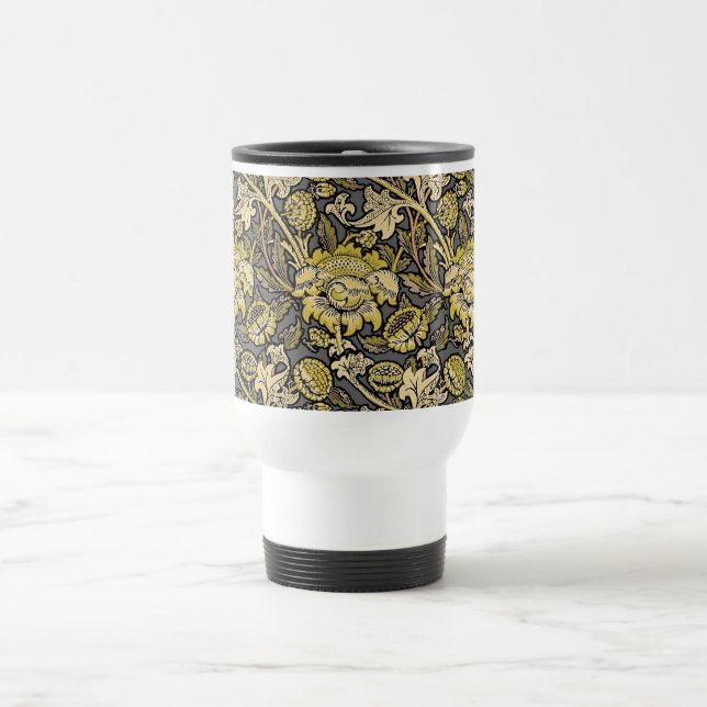 Mug De Voyage William Morris Wey Fond d'écran Floral (Centre)