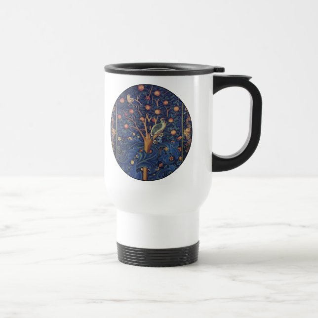 Mug De Voyage William Morris Woodpecker Tapestry Arts & Artisana (Droite)