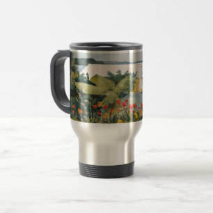 Mug De Voyage Winslow Homer Flower Garden et Bungalow Bermudes