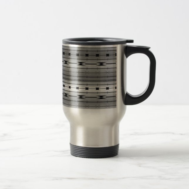 Mug De Voyage Wires en acier (Droit)