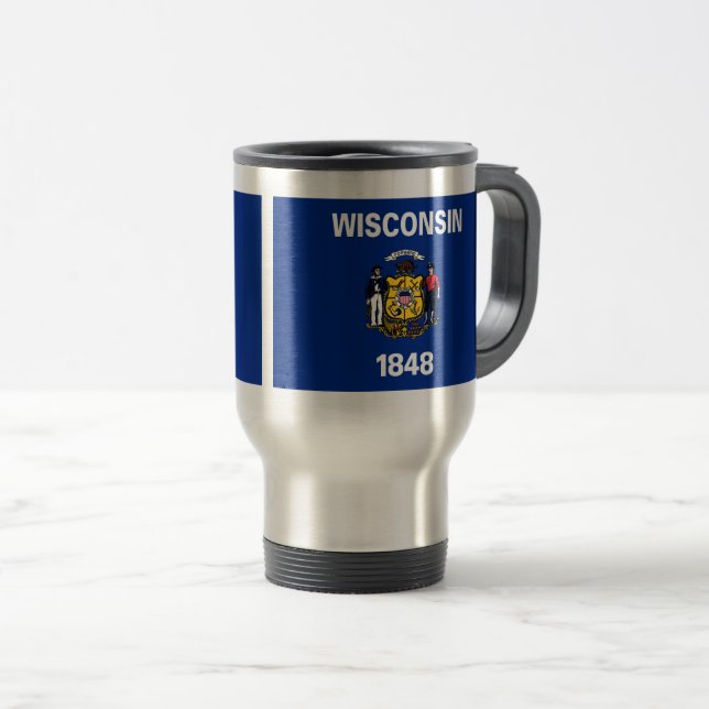 Mug De Voyage Wisconsin (Devant droit)