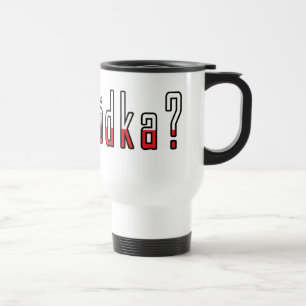 Mug De Voyage wodka ? Drapeau