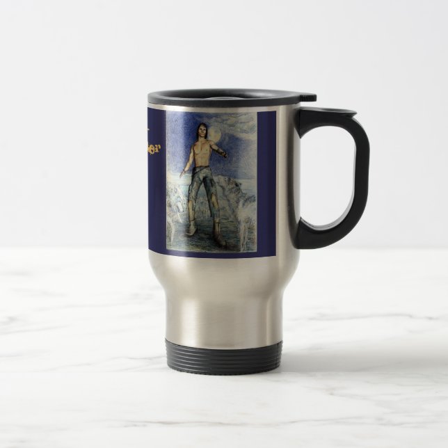 Mug De Voyage Wolf-Charmer Imaginaire Voyage Mug (Droit)