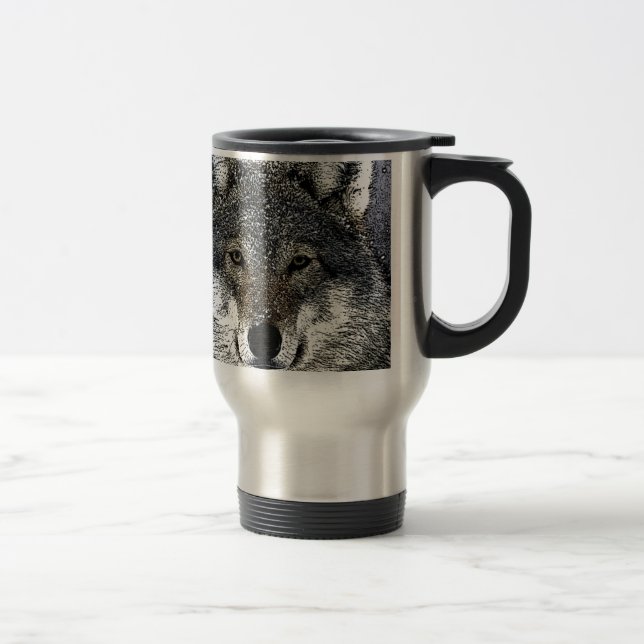 Mug De Voyage Wolf Eyes (Droit)