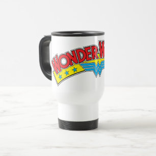 Mug De Voyage Wonder Woman 1987 - Logo de la bande dessinée