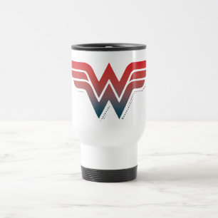 Mug De Voyage Wonder Woman Red Blue Gradient Logo