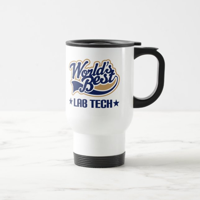 Mug De Voyage World Best Lab Tech (Droite)