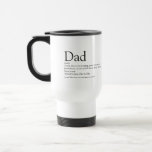Mug De Voyage World's Best Ever Dad Daddy Father Definition Fun<br><div class="desc">Personalise for your special dad,  daddy or father to create a unique gift for Father's day,  birthdays,  Christmas or any day you want to show how much he means to you. A perfect way to show him how amazing he is every day. Designed by Thisisnotme©</div>