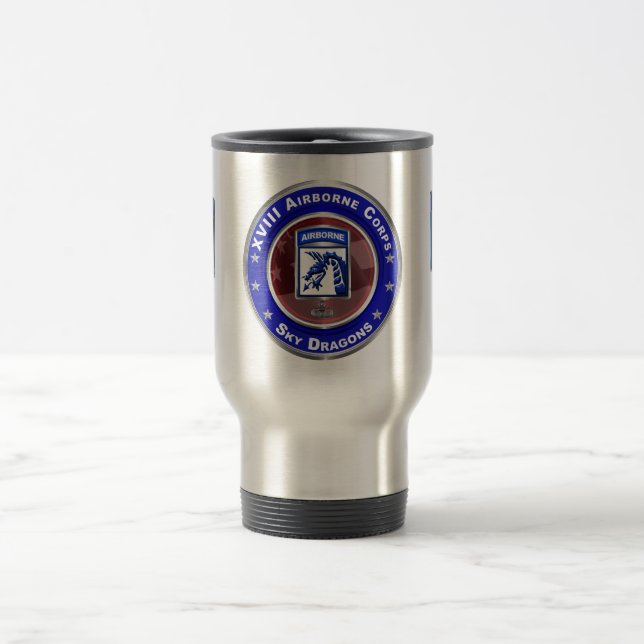 Mug De Voyage XVIII Airborne Dragons (Centre)