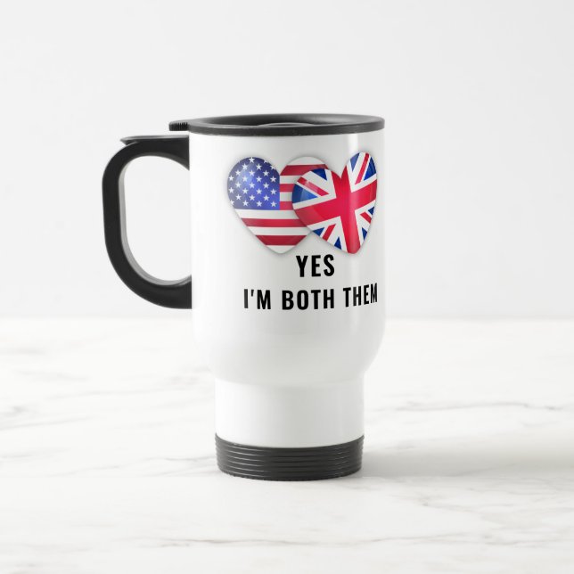 Mug De Voyage Yes, I’m Both – Citizenship Day  (Gauche)