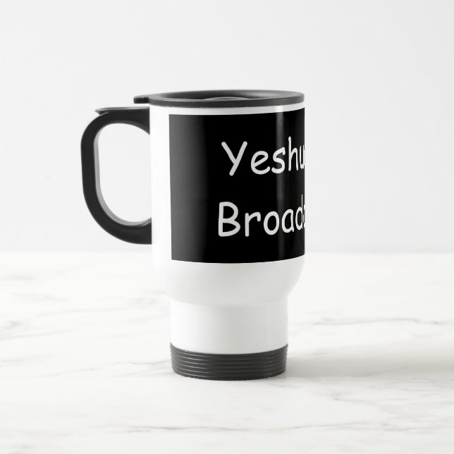 Mug De Voyage Yeshua aime des radiodiffuseurs (Gauche)