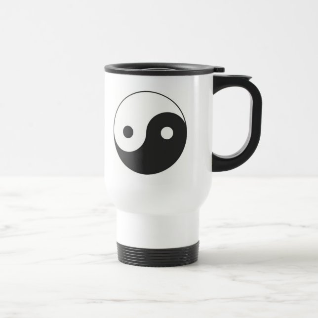 MUG DE VOYAGE YIN ET SYMBOLE DE YANG (Droite)