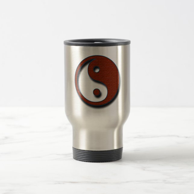 Mug De Voyage Yin Yang par Shirley Taylor (Centre)