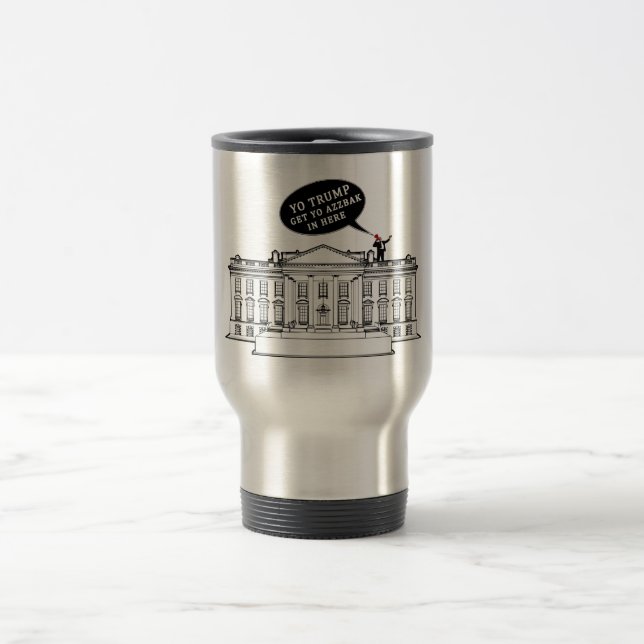 MUG DE VOYAGE YO TRUMP - BLANCHISSERIE EN ACIER INOXYDABLE BOTTL (Centre)