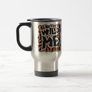 Mug De Voyage Zèbre de Black et Orange Wild Me