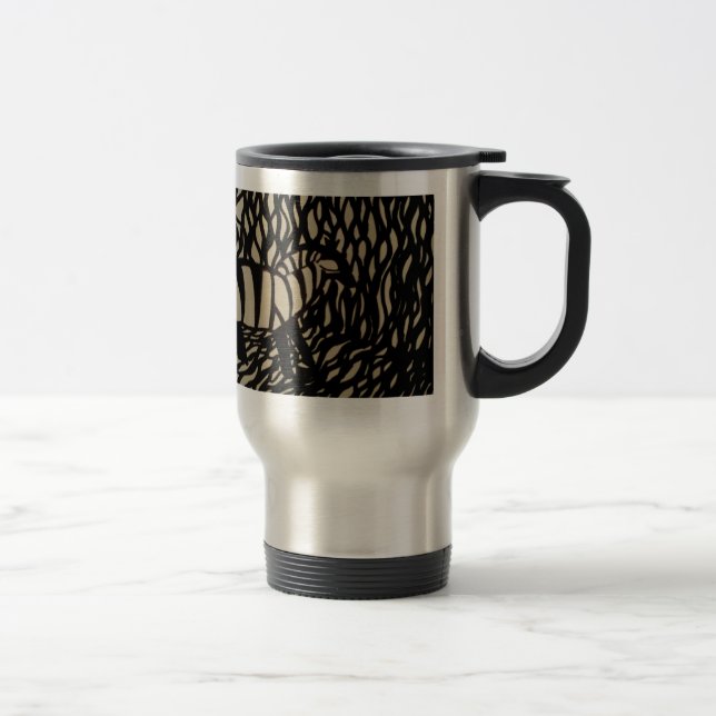 Mug De Voyage Zèbre en camouflage (Droit)