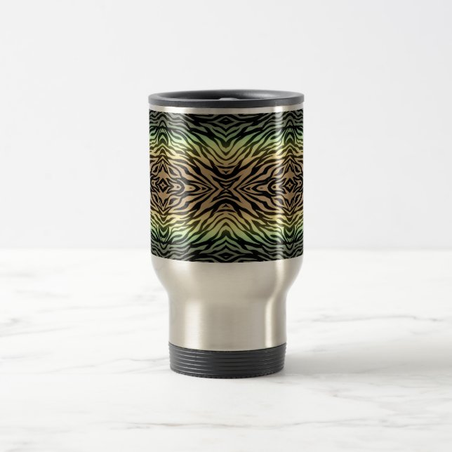 Mug De Voyage Zèbres dans la forêt (Centre)