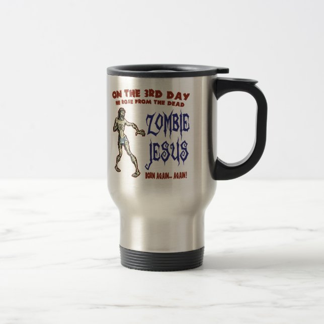 Mug De Voyage Zombi Jésus (Droit)