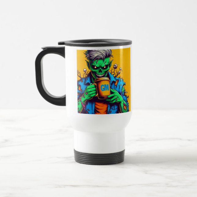 Mug De Voyage Zombies caféinés (Gauche)