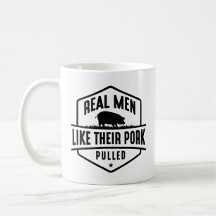 Mug De vrais Hommes Comme Leur Porc Pullé