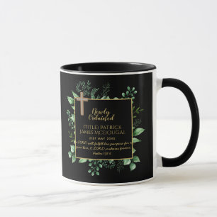Mug DEACON Récemment Ordonné Verse Cadeau Commémoratif