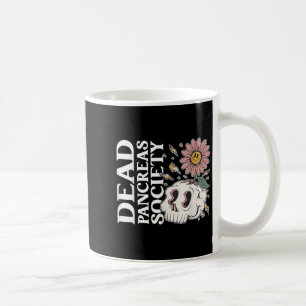 Mug Dead Pancreas Society Diabète Squelette Humour Fun