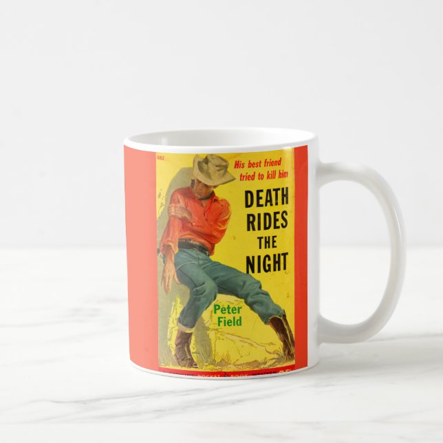 Mug Death Rides La nuit couverture du livre de l'ouest (Droite)