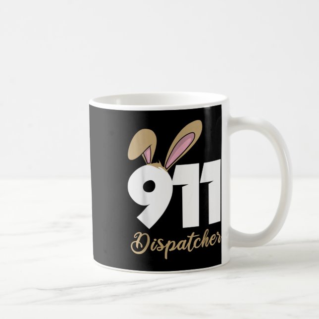Mug Débardeur de dispatcher 911 de Pâques  (Droite)