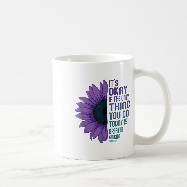 Mug Débardeur de prévention du suicide et de sensibili (Droite)