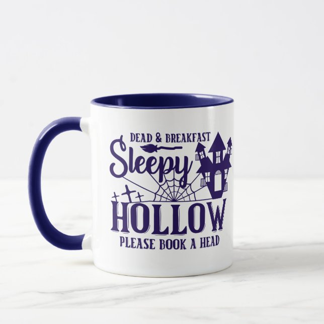 Mug Debout et petit déjeuner Sleepy Hollow Halloween (Gauche)