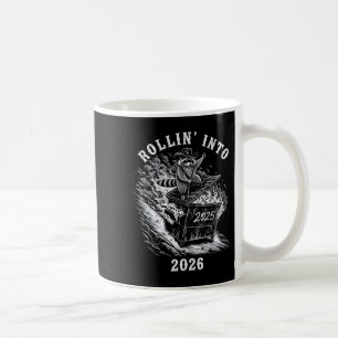 Mug Début 2026 Drôle Cow-boy Raton Laveur Bonne Année