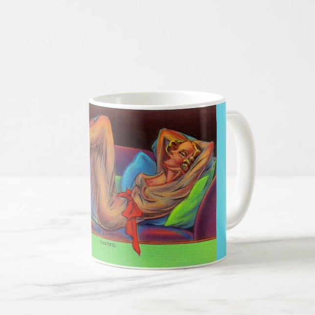 Mug début des années 1940 Belle petite épingle (Devant droit)