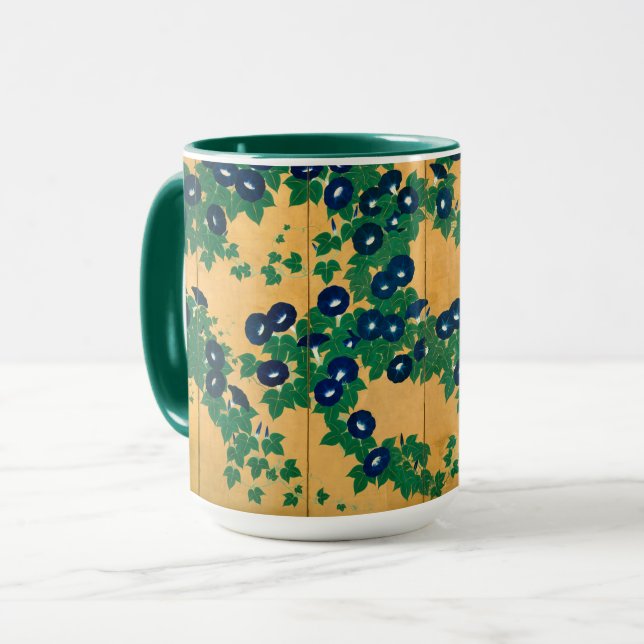 Mug Début du 19ème siècle des gloires de matin | (Devant gauche)