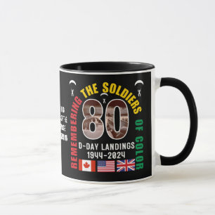 Mug DÉBUTS DU JOUR 80e anniversaire Africain-Américain