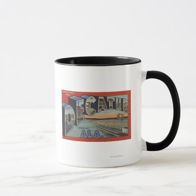 Mug Décatur, Alabama - Scènes de grandes lettres (Droite)
