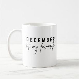 Mug Décembre est mon préféré