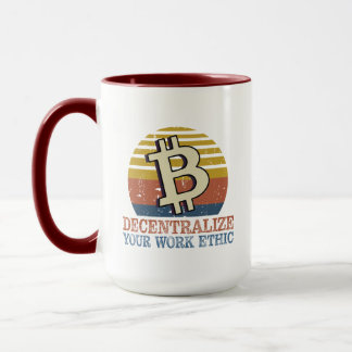 Mug Décentraliser votre éthique de travail | Crypto In