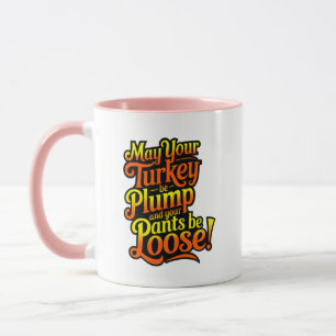 Mug Déchets de dinde, Dessin de caricature Diva Turqui