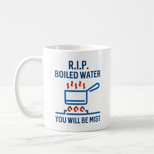 Mug Déchirer l'eau bouillie (Gauche)