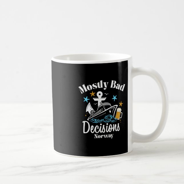 Mug Décisions Mostly D Norvège Spring Break  (Droite)