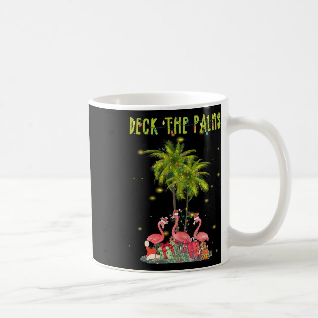 Mug Deck Les Palms Hawaiian Christmas Lights Palm Flam (Droite)