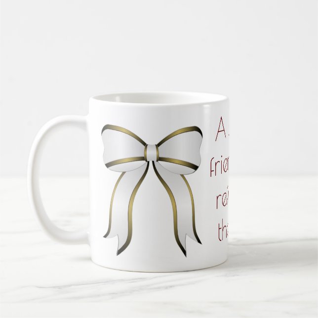 Mug Déclaration d'amitié significative (Gauche)