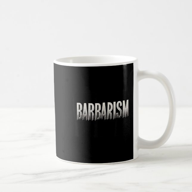 Mug Déclaration de barbarie géniale pour les adultes e (Droite)