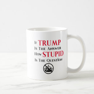 Mug Déclaration de protestation sarcastique contre Tru