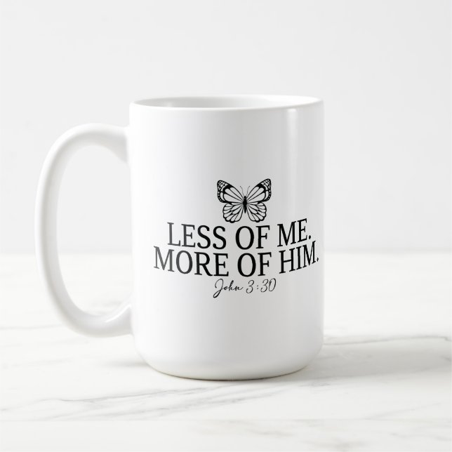 Mug Déclaration Jean 3:30 (Gauche)